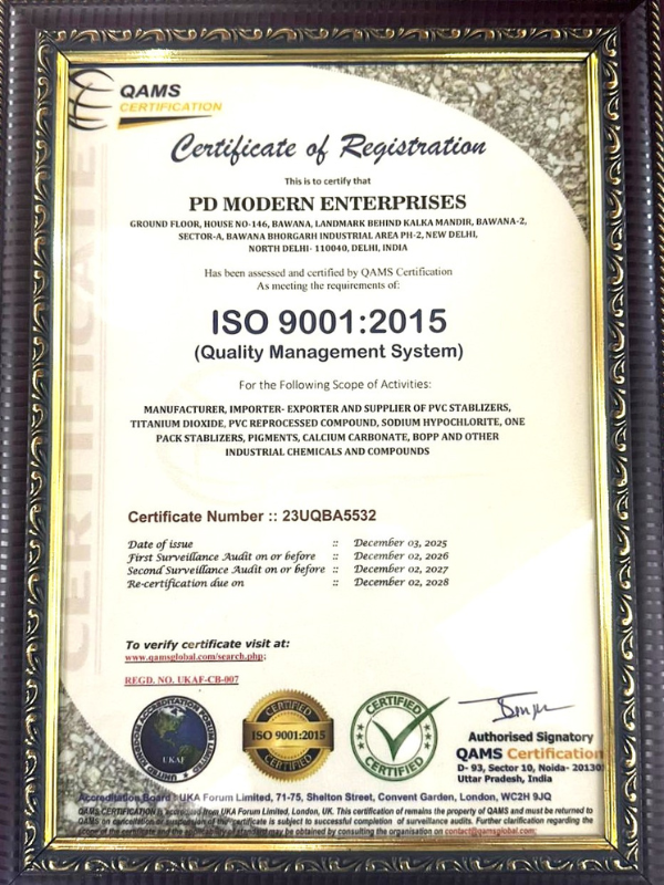 OHSAS 18001:2007 Occupational Health & Safety Certificate